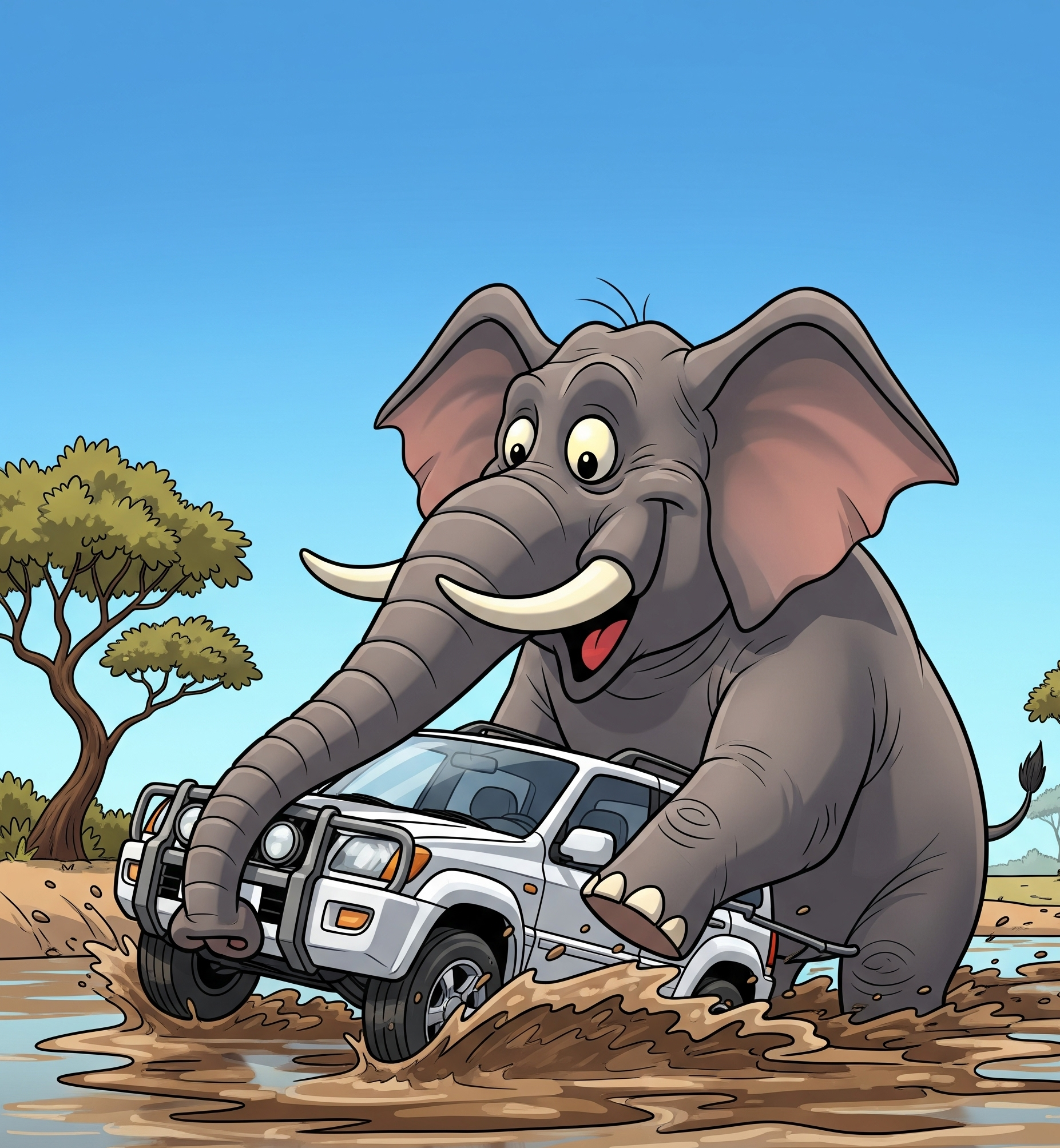 Elephant Effortlessly Hauls 2000 Kg SUV Out of River in Palakkad; Video Captivates Internet Elephant Effortlessly Hauls 2000 Kg SUV Out of River in Palakkad; Video Captivates Internet