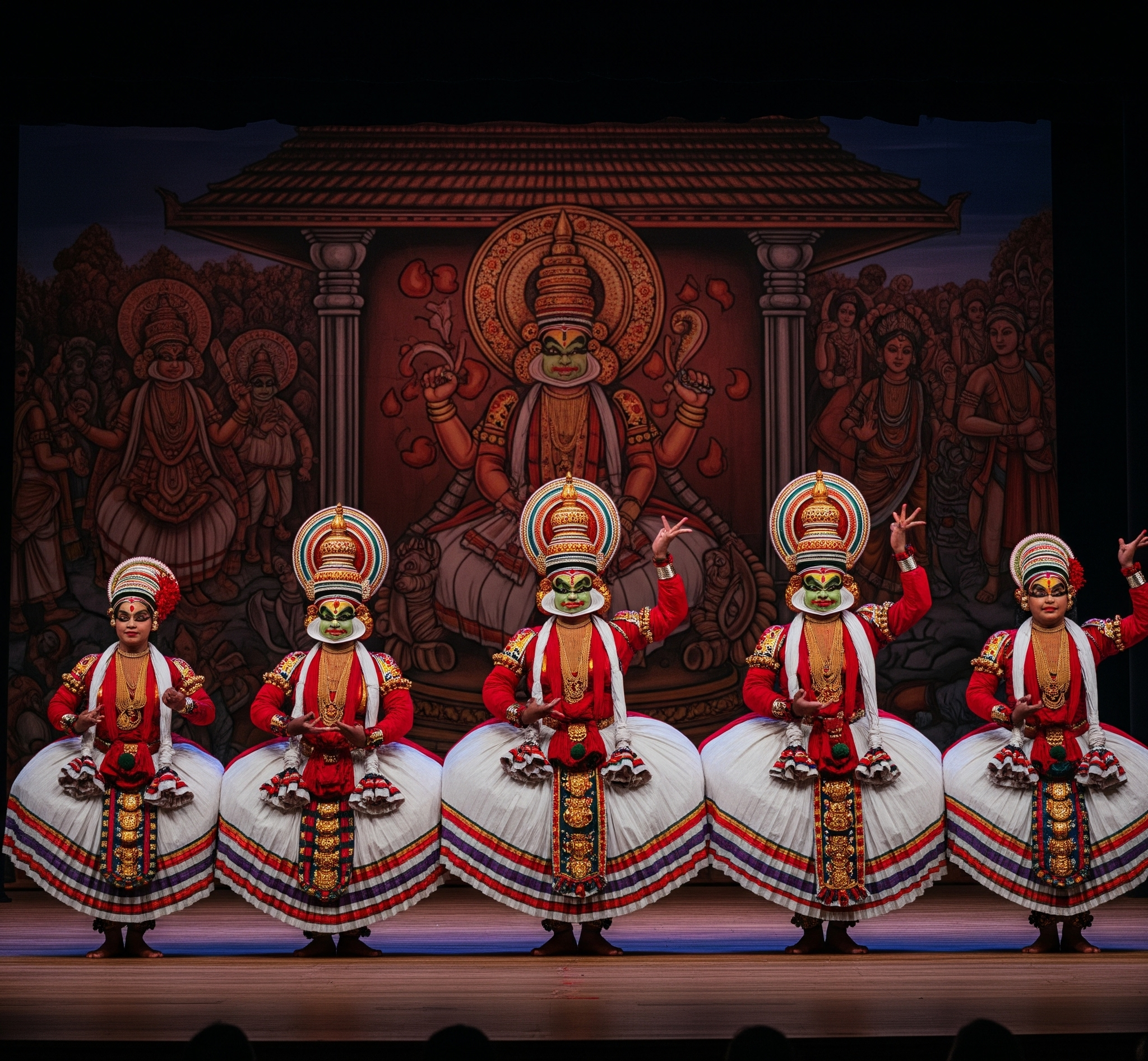 Breaking Barriers as Women Lead Kathakali in Palakkad Breaking Barriers as Women Lead Kathakali in Palakkad