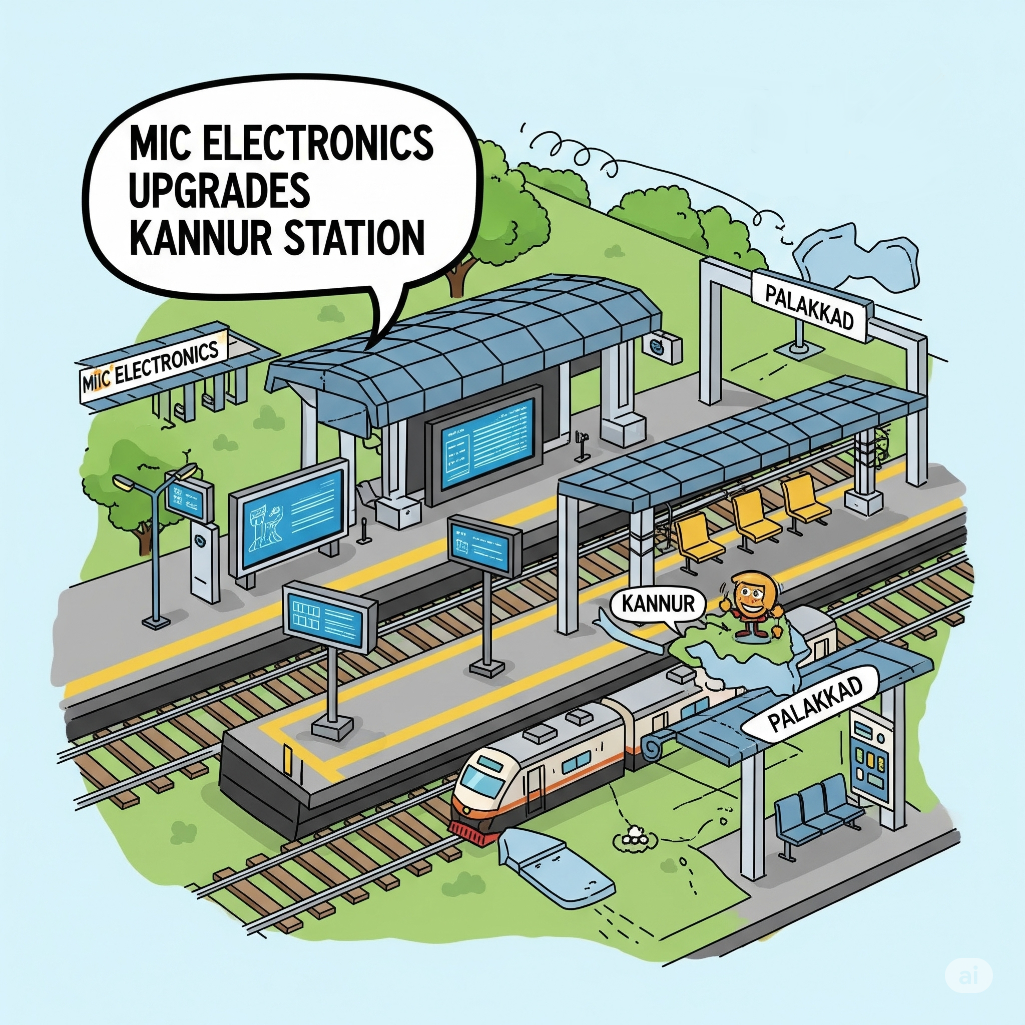 MIC Electronics bags ₹1.28 crore order from Palakkad Railway Division for Kannur station upgrades MIC Electronics bags ₹1.28 crore order from Palakkad Railway Division for Kannur station upgrades